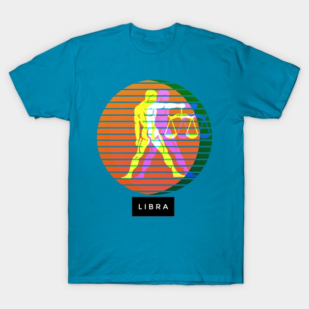 Libra Zodiac Birthday T-Shirt by PersianFMts